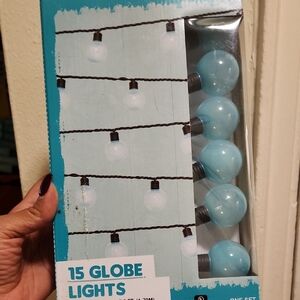 Aqua Globe String Lights for Parties